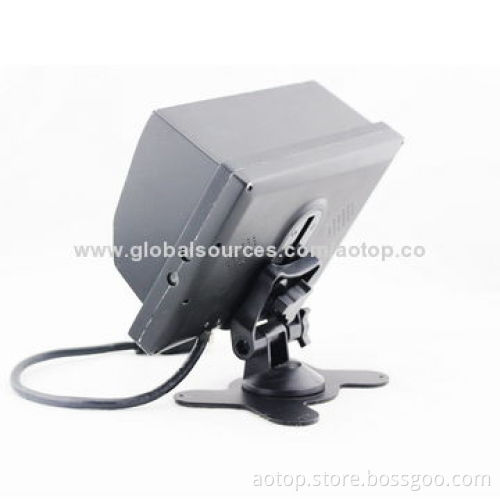 Hot Selling 7-inch Car Parking Monitor with Remote Control/Multilanguage/OSD Menu/Built-in Speaker